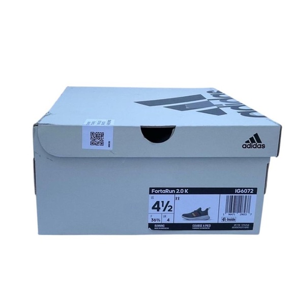 Adidas FORTARUN 2.0 CLOUDFOAM MULTICOLOR STRIPES NIB size 4.5 youth/womans 7 - 8 - Picture 5 of 10
